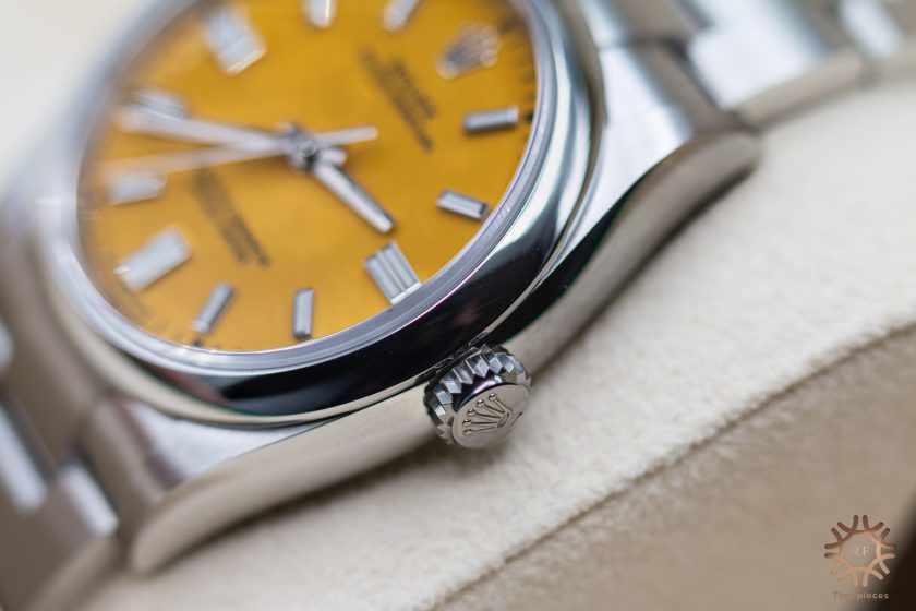 Rolex Oyster Perpetual 126000 Yellow dial (2021) - Image 4