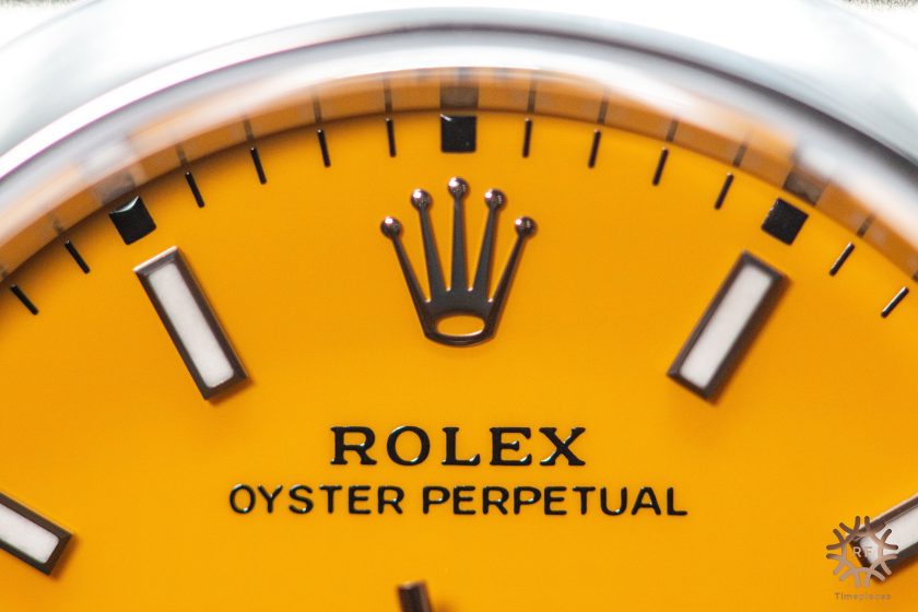Rolex Oyster Perpetual 126000 Yellow dial (2021) - Image 9